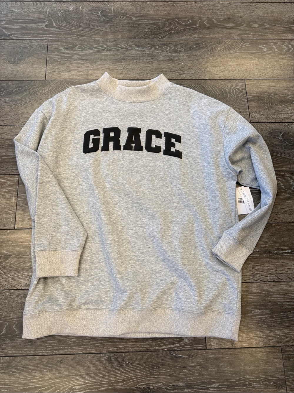Grace Logo Crewneck Sweatshirt - Gray